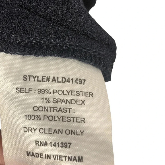 ASTR V NECK SHIFT DRESS Navy Black Size Small - Picture 7 of 8